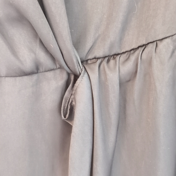 NWT Plus Size Faux Wrap Teal Blouse - Picture 4 of 10